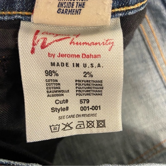 Citizens Of Humanity Low Rise Boot Cut Jeans Size 31x32 - Picture 5 of 8